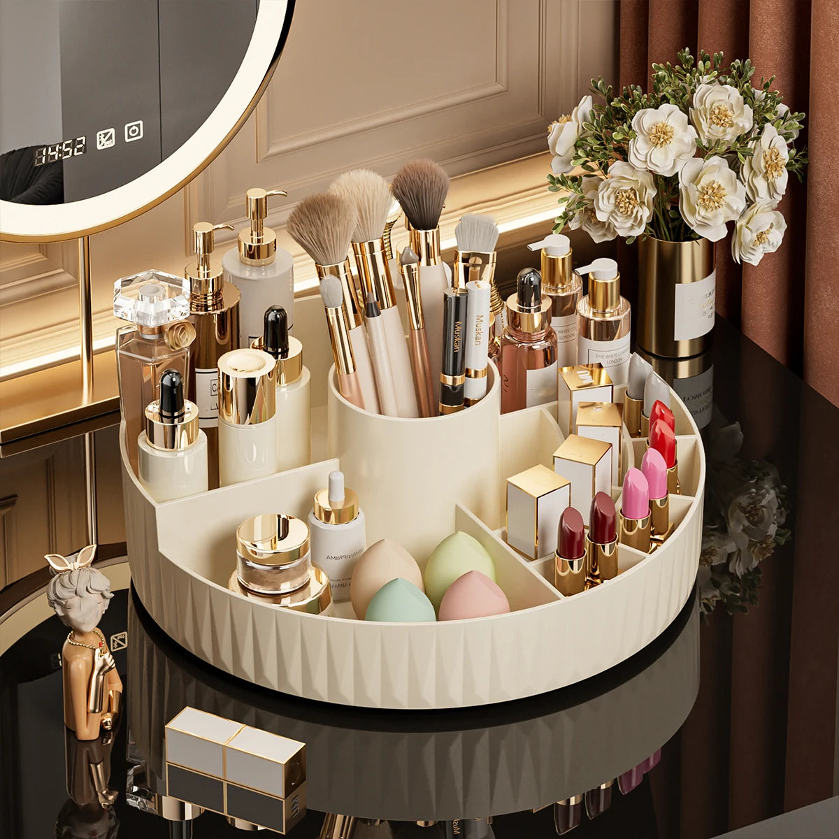 Organizador Giratorio 360° para Lápices y Maquillaje