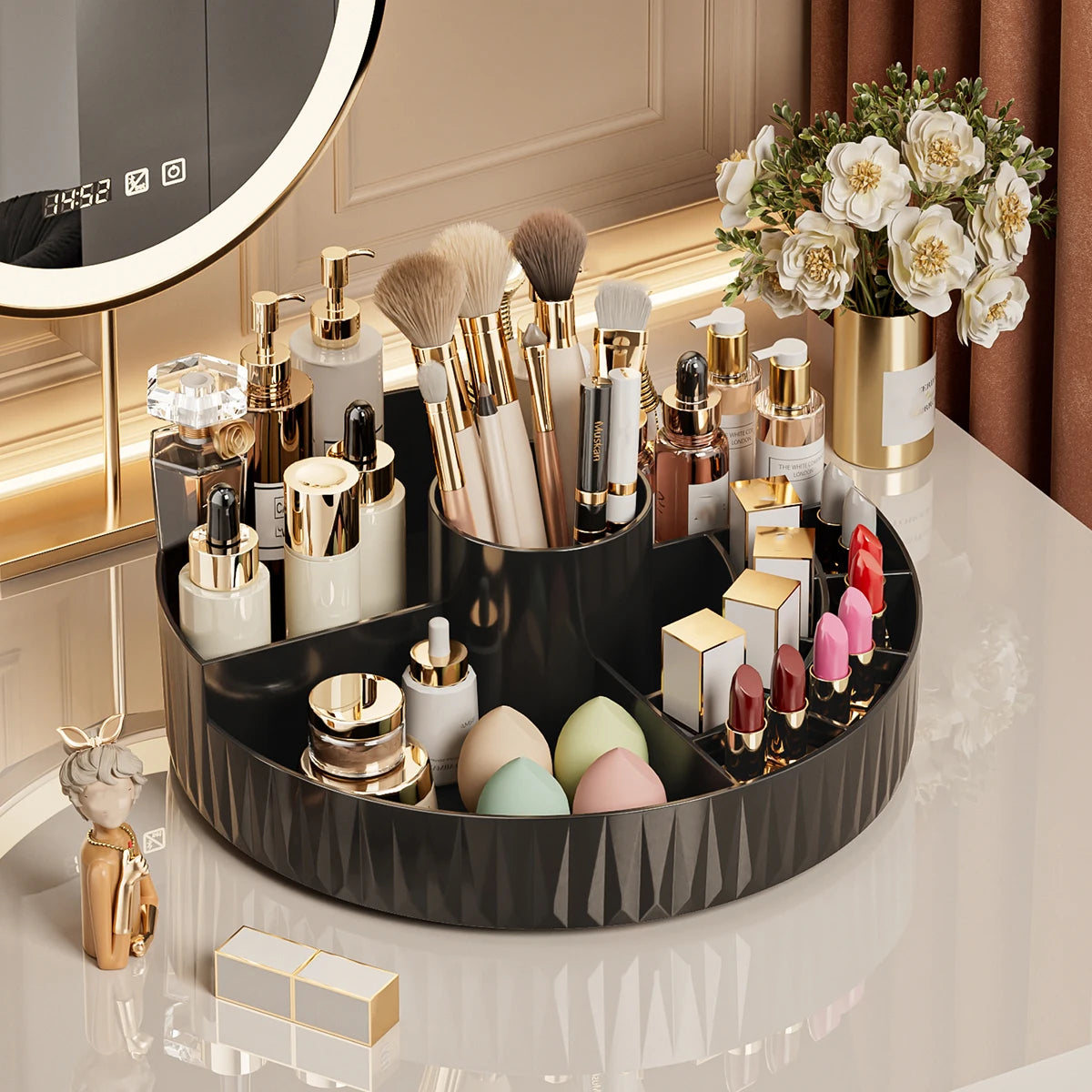 Organizador Giratorio 360° para Lápices y Maquillaje